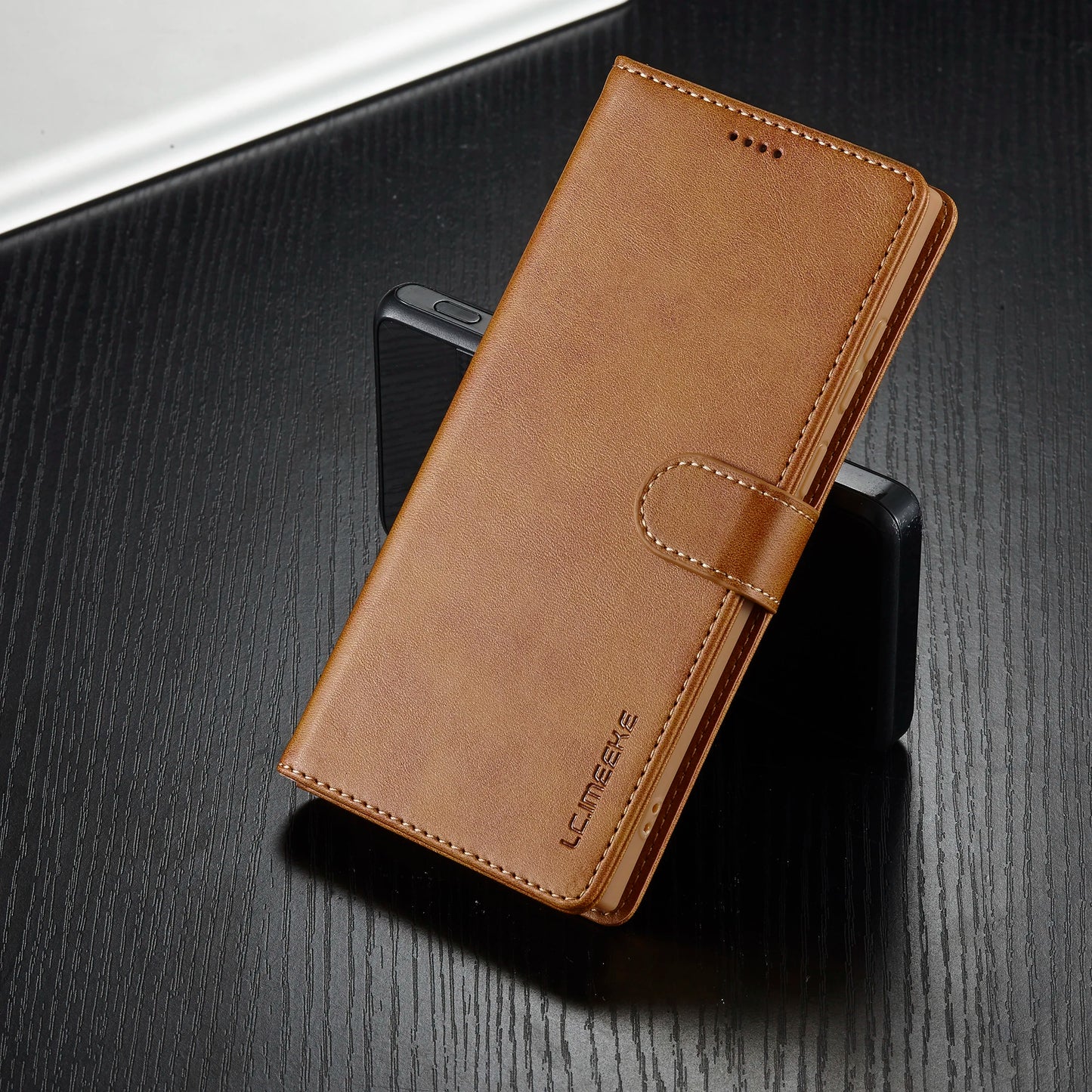Business Leather Case for Samsung Galaxy S26 S25 Ultra S24 S23 FE S22 S21 S20 S10 Plus Note 20 + Flip Wallet Card Holder Cover