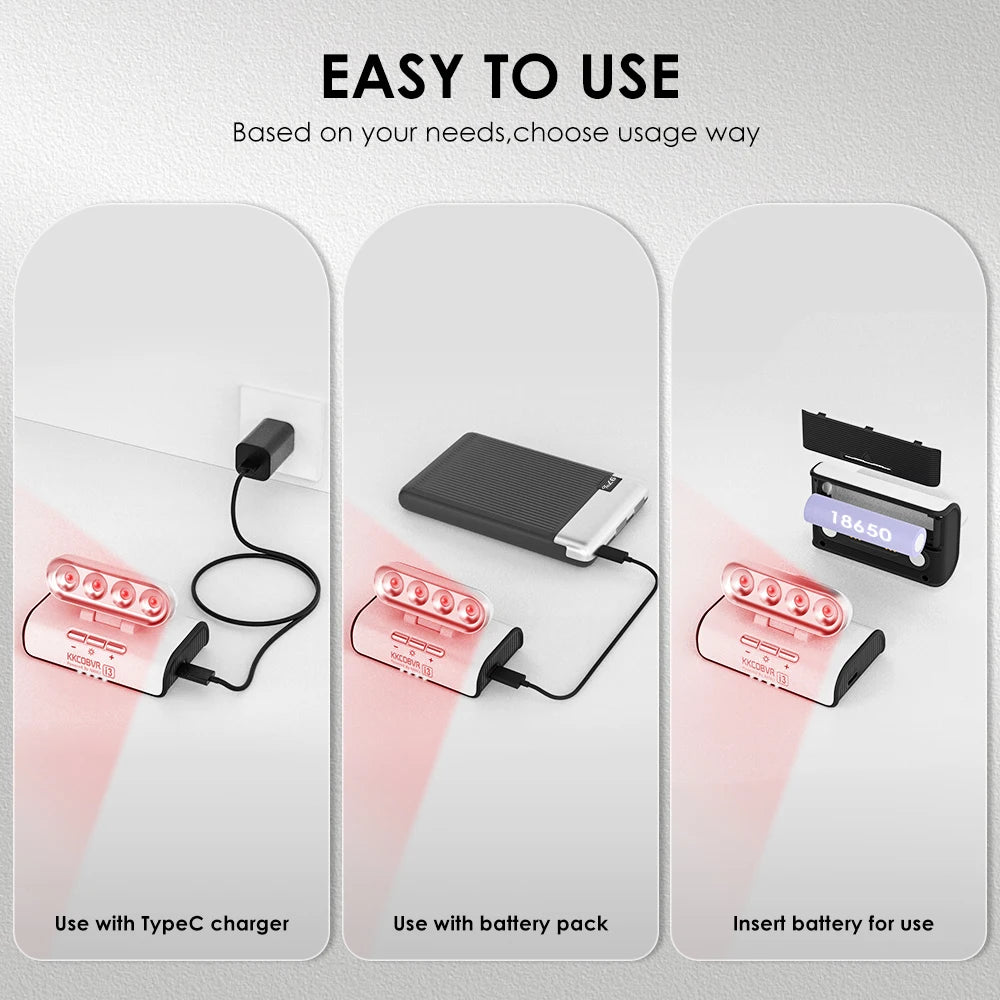 KKCOBVR i3 VR Infrared Light Accessories Can Enhance Tracking Compatible For Quest 3/3S/2/1/pro, Apple Vision Pro,PICO 4