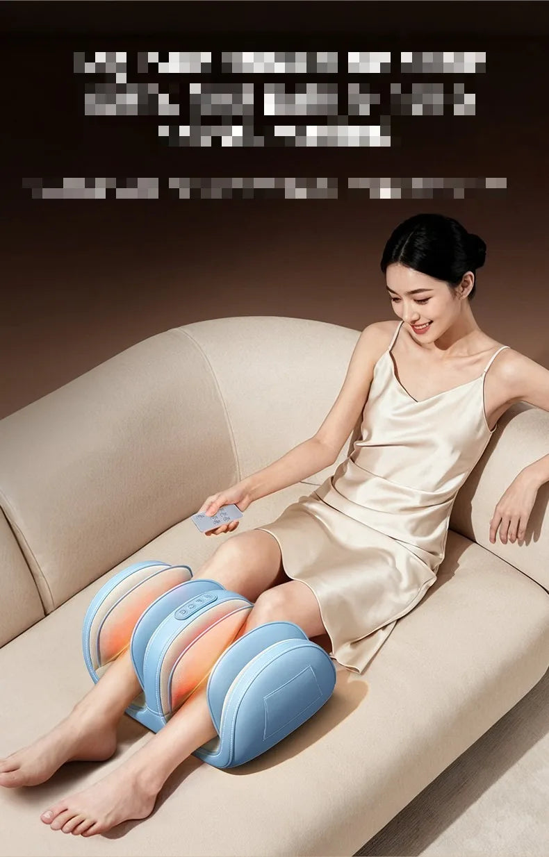 Air Pressure Leg Massager Foot Massage Multi-functional Widened Kneading Squeeze Deep Relaxation Calf With Remote Control