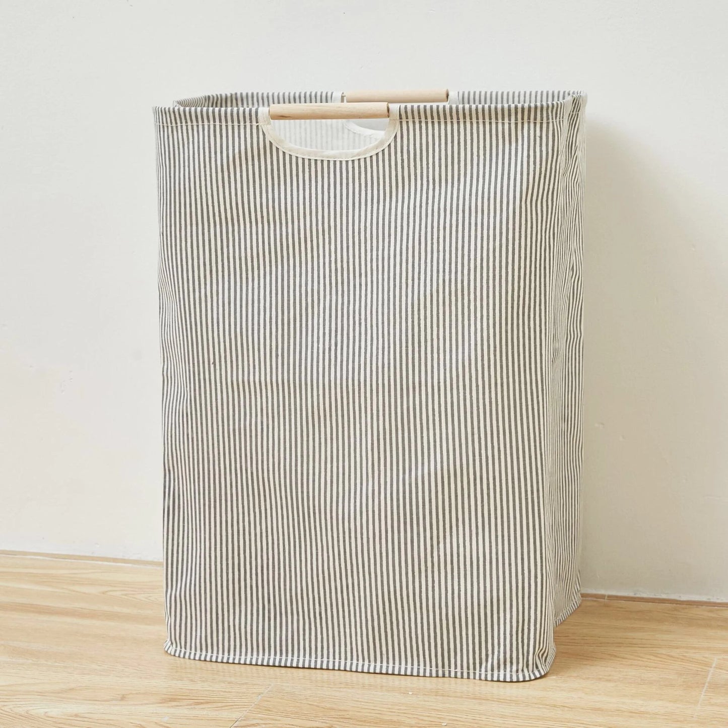 Waterproof Laundry Basket Cotton Linen Dirty Clothes Dirty Fabric Storage Basket Foldable Large Size Sundries Organizer  ﻿