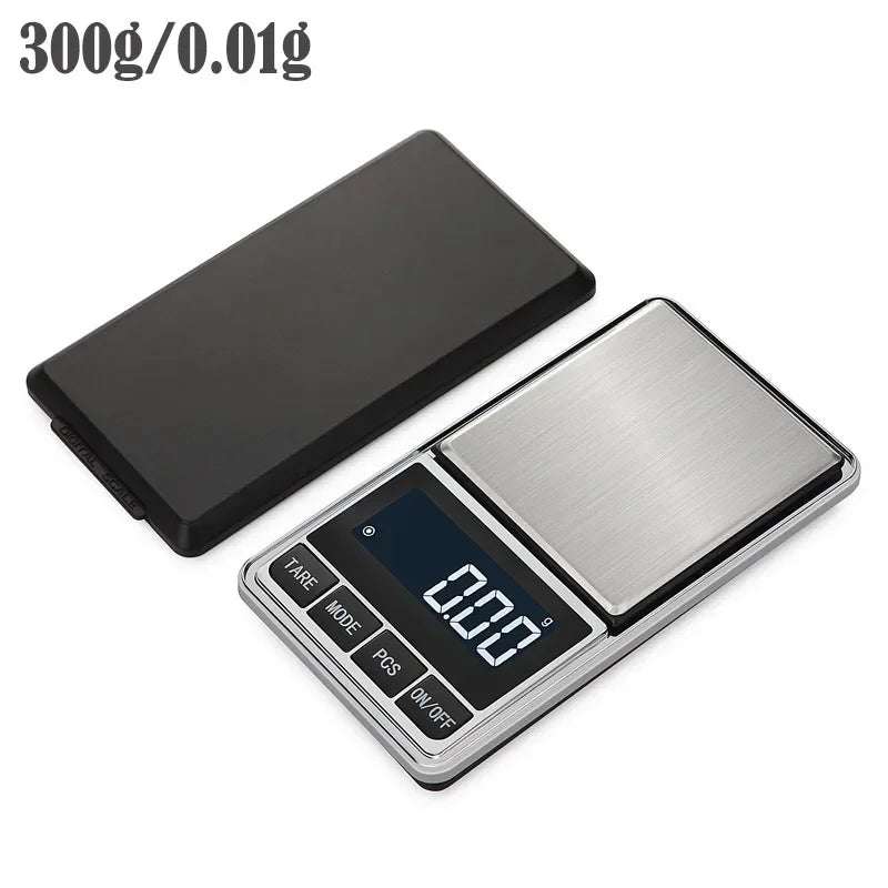 0.01g Precision Pocket Scale Digital Electronic Gold Jewelry Carat Diamond Balance Mini Mg Scales Portable Weighing