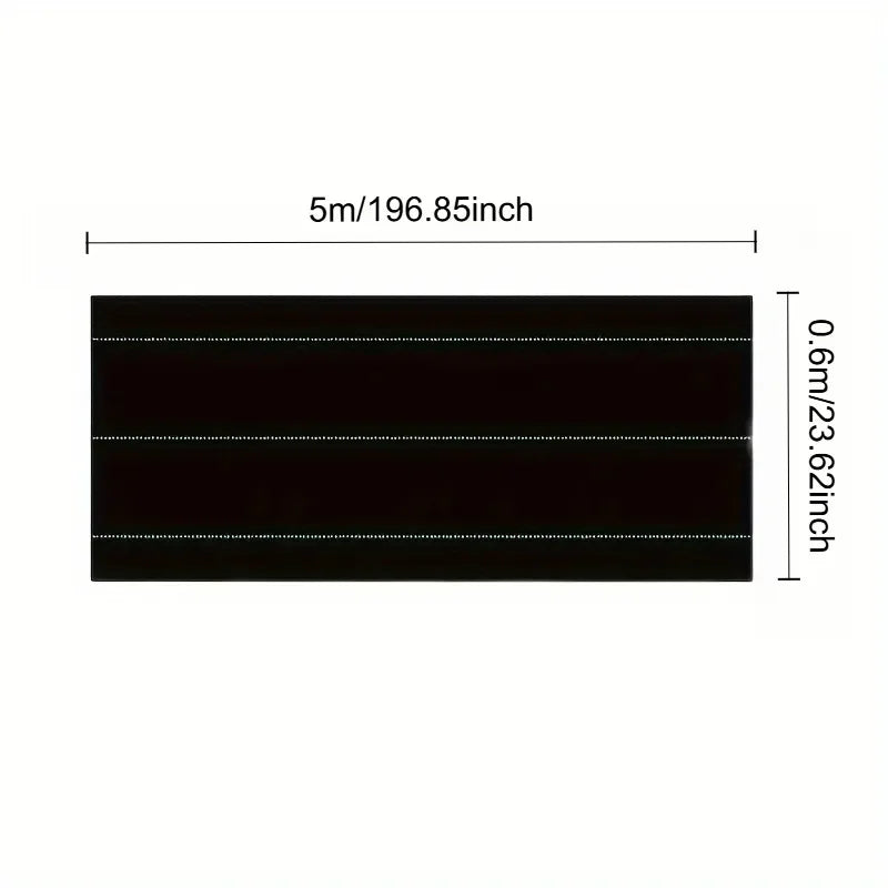 Heavy weed blocking ground cover, made of black PP material, suitable for garden and lawn care, UV resistant