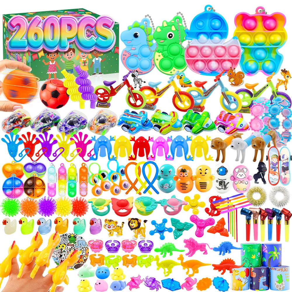 30/200/300PCS Party Favors Toy Assortment Giveaway Pinata Filler Bulk Toys for Kids Birthday Party Present Souvenir Toys Gift
