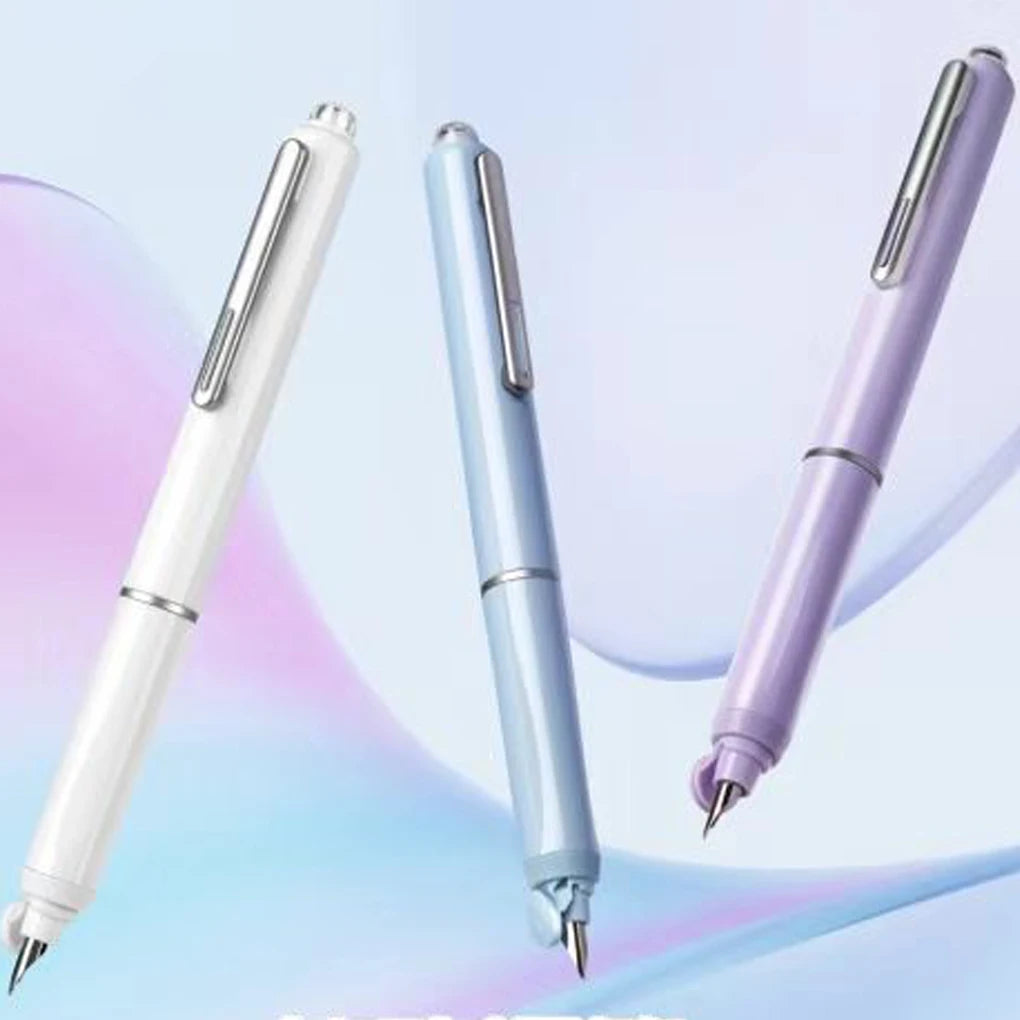 Retractable Fountain Pen Students Calligraphy Sketching Writing Ink Pen Have Refillable Ink Cartridges For Stud