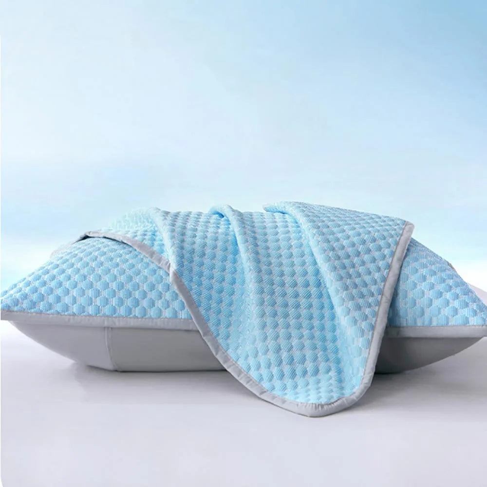 Anti Comfortable Cotton Pillow Cover Head oil Isolation layer Pillow Case Protector Sweatproof Waterproof Pillowcase household