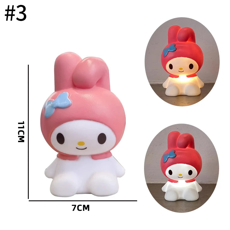 Hello Kitty Night Light Cartoon Kitty Lamp Bedside Sleeping Reading Light Home Desktop Home Decorations Party Favors Gift