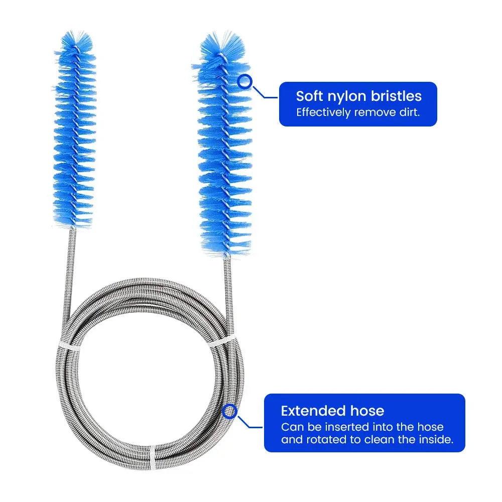 Cpap Hose and CPAP Hose Tube Hook & Hose Brush Keep Cpap Supplies Set Clean Tidy - Tube Holder Tube Flexible Cleaner Brush