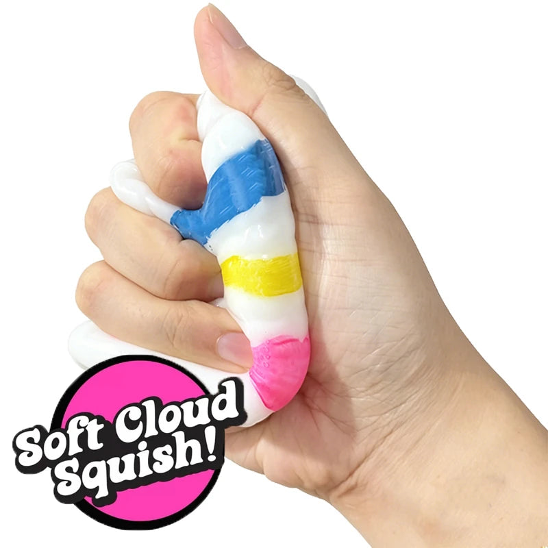 Needoh Sensory Jellyfish Gummy Bear Toy Soft Nice Cube Anti-Stress Stress Relief Pressure Souvenir Sensory Non-toxic Fidget Toy