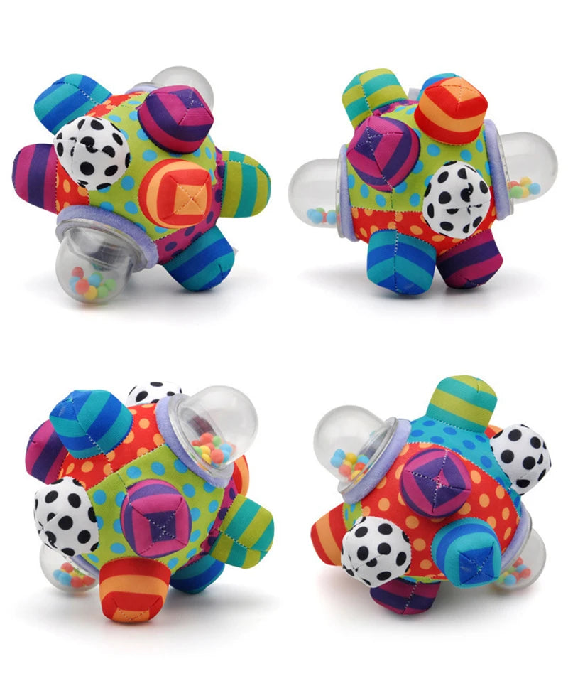 6PCS Cloth Building Blocks Baby Infant Soft Plush Doll Kids Sensory Educational Toys for Children Building Cube Construction Set