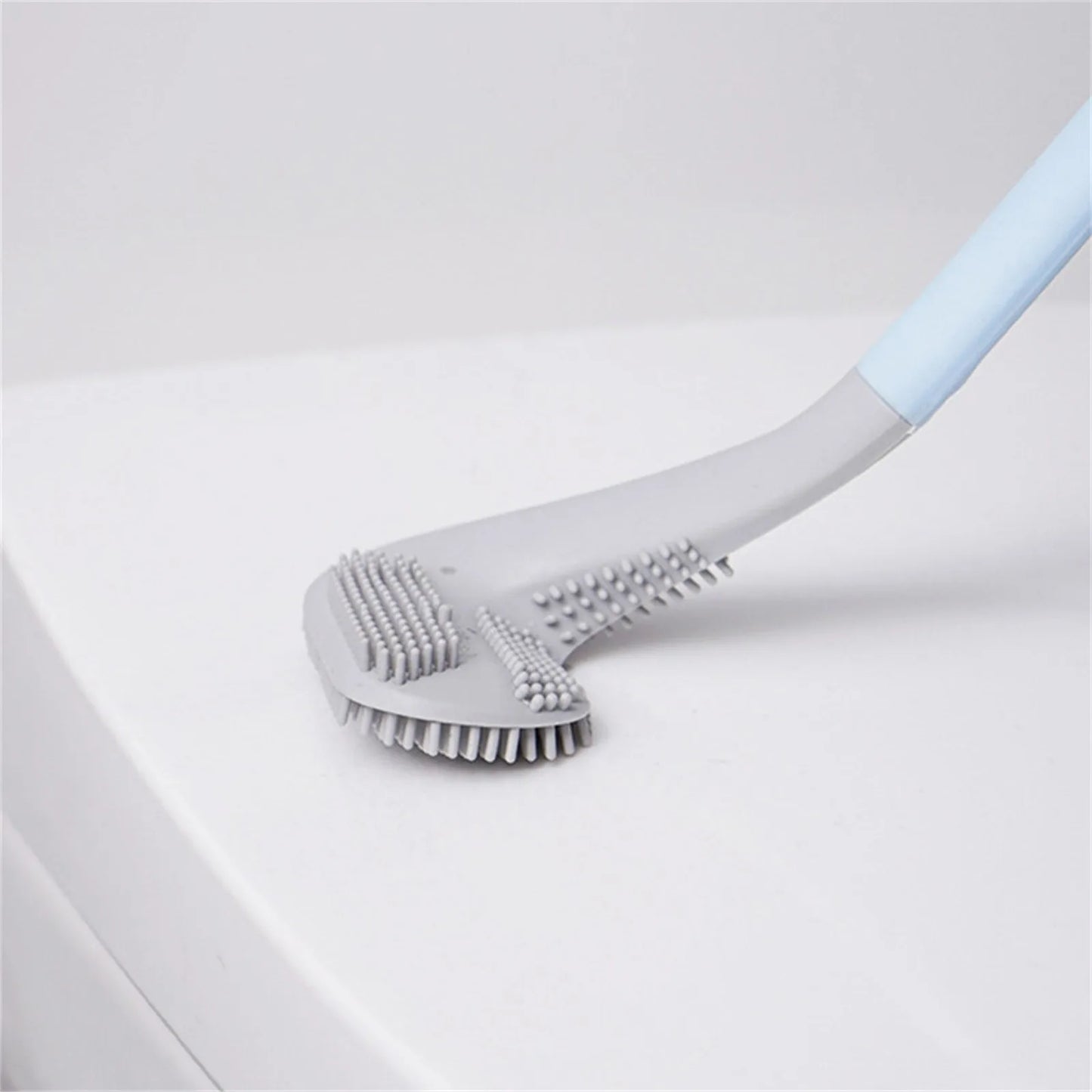 Golf brush head toilet brush no dead corners household toilet long handle squatting toilet cleaning brush Bathroom Tool