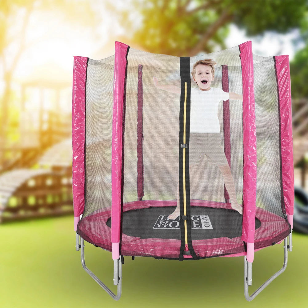 【Breeins】Outdoor Trampoline with Safety Enclosure for Kids Entertainment