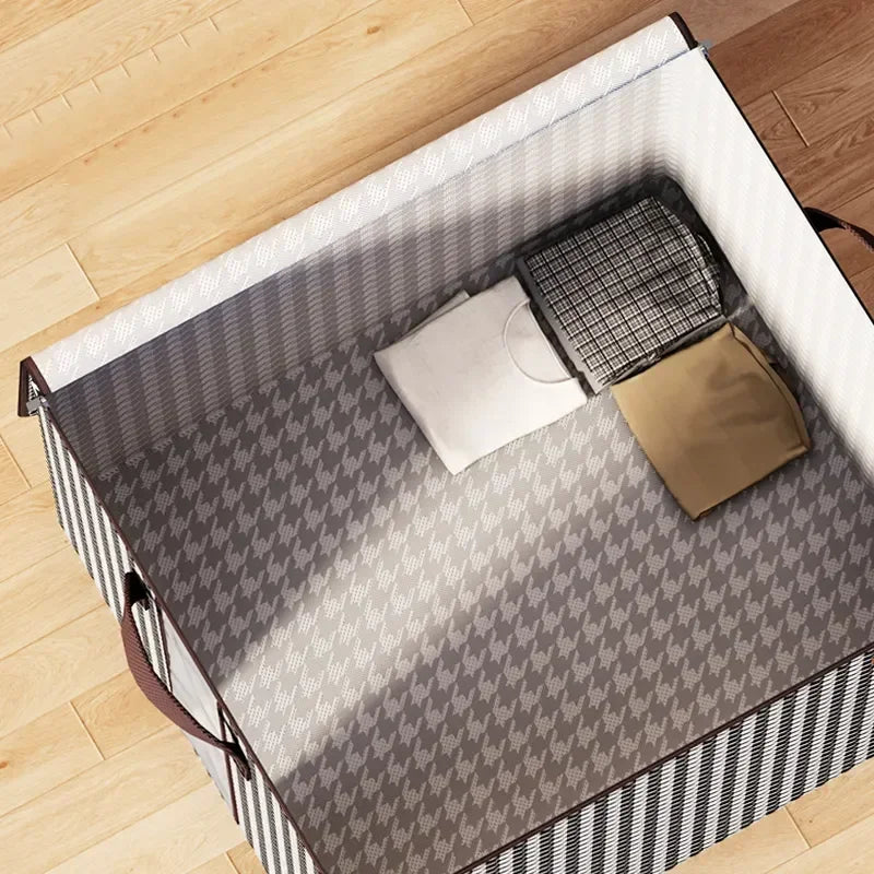 Organizer Clothes Storage Bags Large Capacity Quilt Moving Box Tote Bag Dustproof Clothing Wardrobe Home