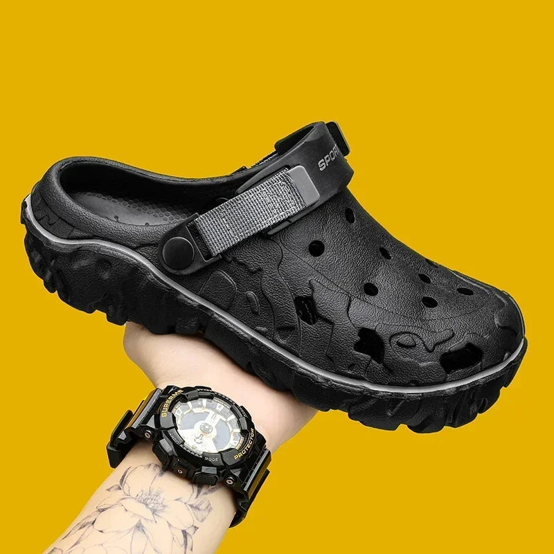 Factory Cheap EVA Men's Clogs Shoes Lightweight Wholesale Plastic Clog Men Beach Working Sandals with Men Clogs&Mules Big Size47