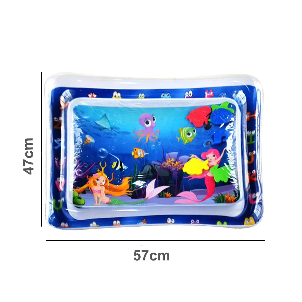 Baby Water Play Mat Inflatable Cushion PVC Infant Tummy Time Toddler Water Pad For Kids Early Education Developing Activity Toys