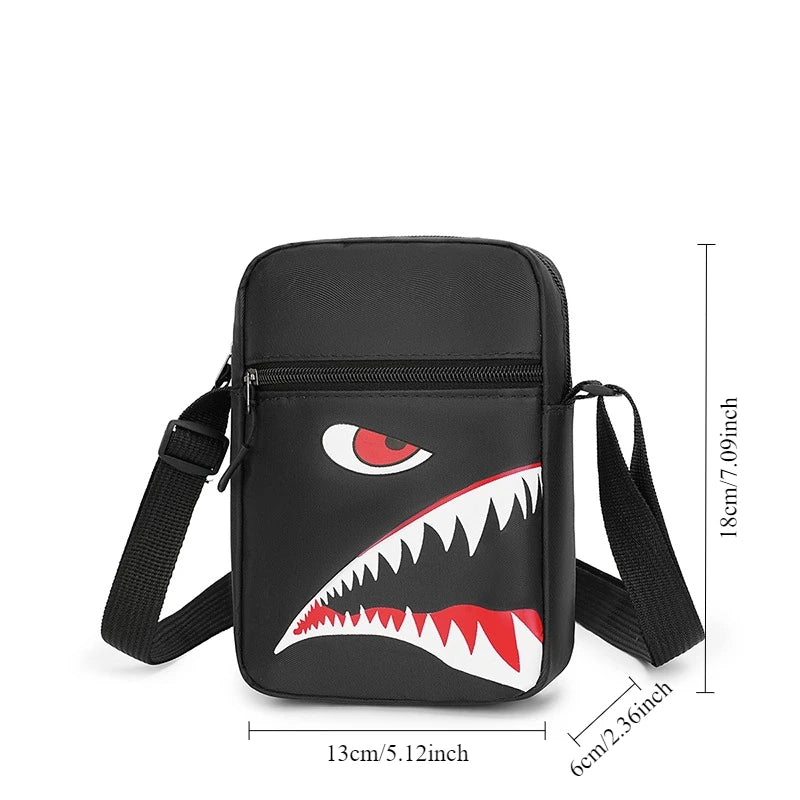 Men's Casual Oxford Shoulder Bag - Unisex Crossbody Phone Pouch with Adjustable Strap (Travel Waist Pack & Chest Bag)
