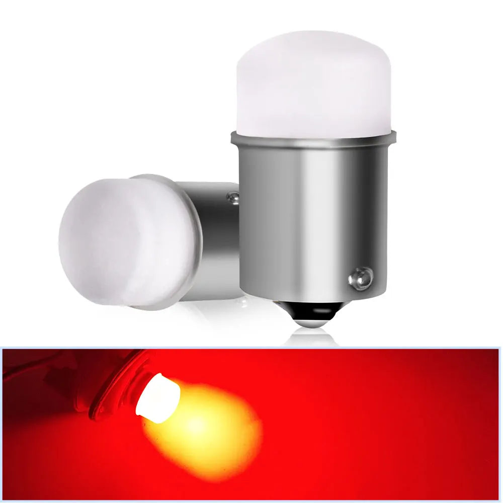 2pcs 1156 P21W P21 5W 1157 BA15S BAY15D 2Pcs 3014 Chips Super Bright 12V/24V LED Car Bulbs Brake Stop Parking Turn Signals Bulbs
