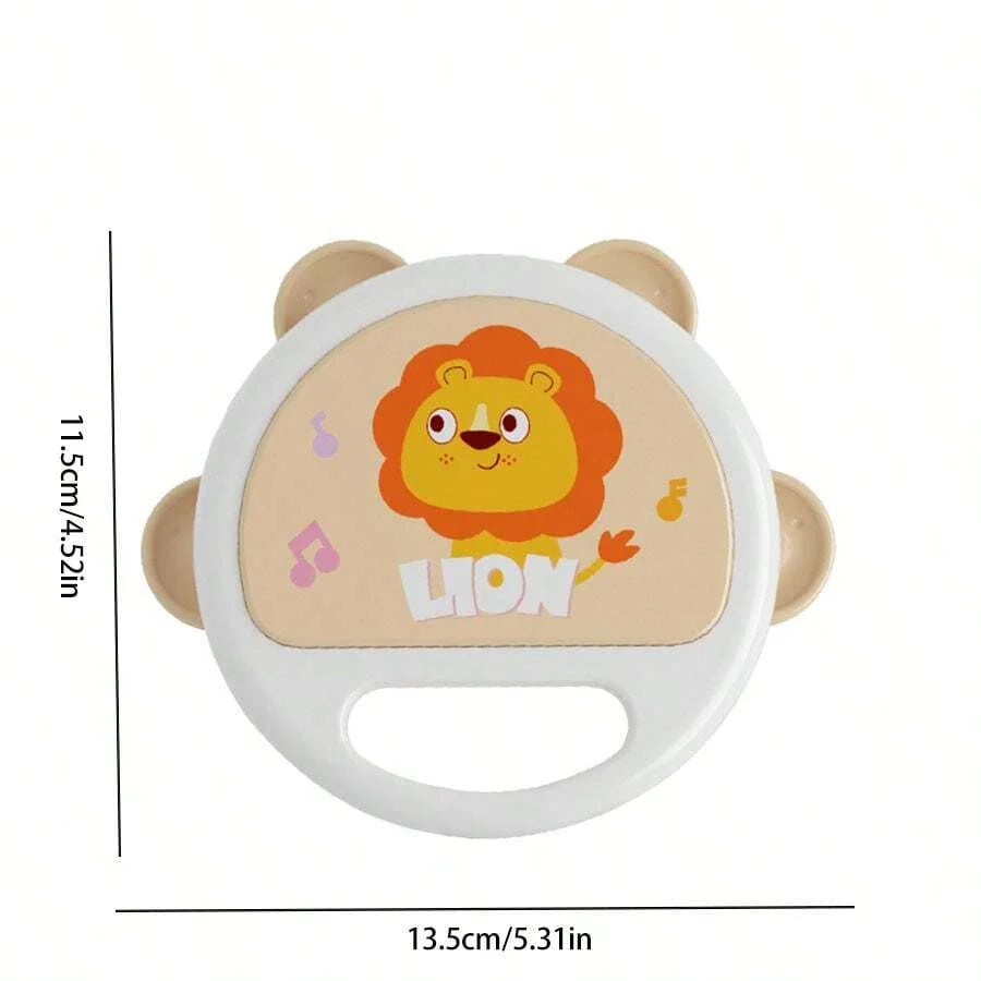 Baby Clapping Tambourine Delicate Tambourines Percussion Instrument Adorable Tambourines Handheld Tambourine Instrument For Kids