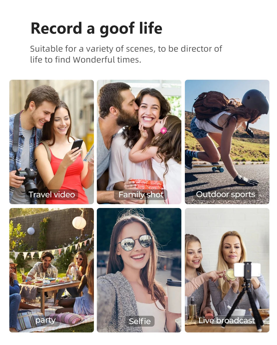 HQ3 3-Axis Gimbal Stabilizer for Smartphone Foldable Handheld Phone Video Record Vlog Anti-Shake Stabilizer for iPhone Android