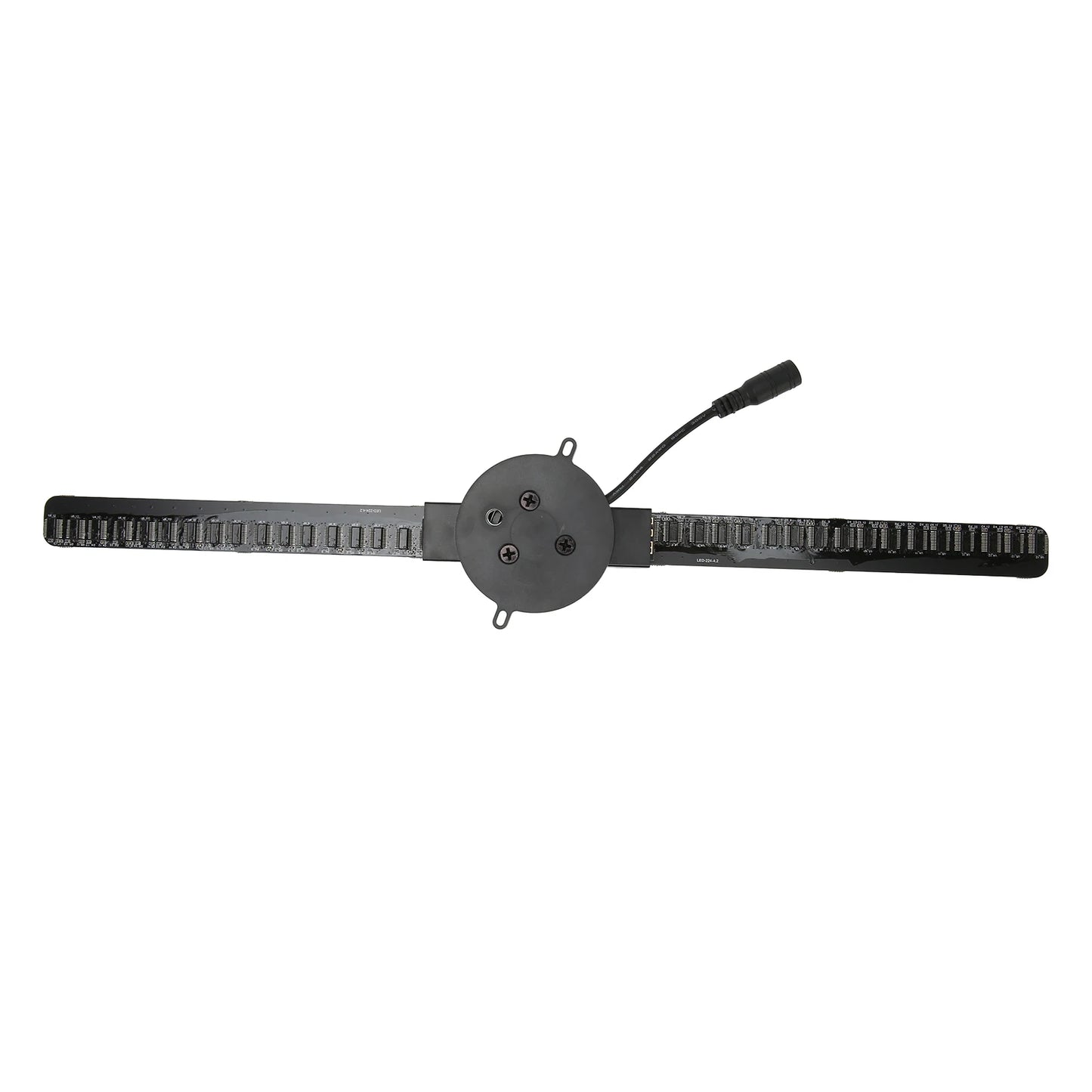 3D Hologram Fan 2 Blades 176 Degree 16.5inch 2000x224 WiFi 3D Projector with 224 LED Light Beads for Business Store Advertising