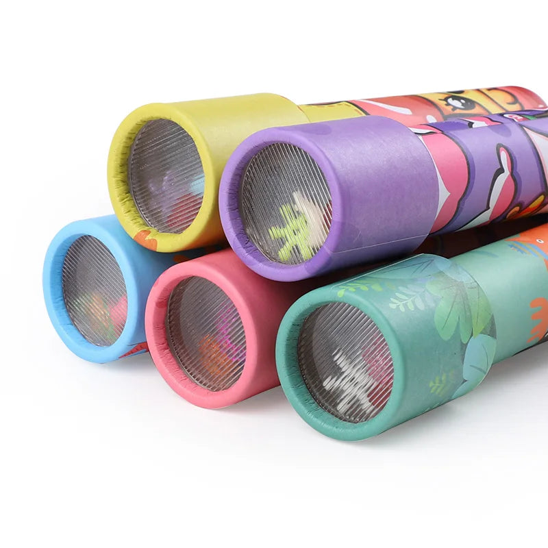 5/10pcs Rotating Kaleidoscope Science Toys for Kids Birthday Party Favors Goodie Pinata Fillers Classroom Rewards Baby Shower