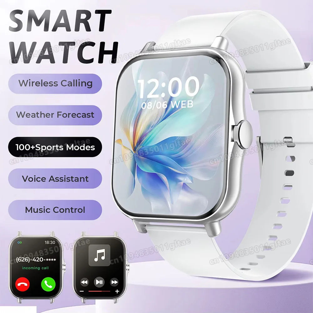 New Smartwatch BT Call Health&Sleep Monitoring 1.80''HD Screen Kids Smart Watch Waterproof Fashoin Sports Bracelet For Women Men