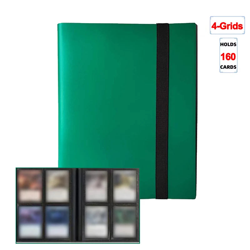 1Pc Card Binder 160/360/480 Trading Card Holder Book PP Cover Binder For Cards Durable Side Loading Card Book With Gaming Cards