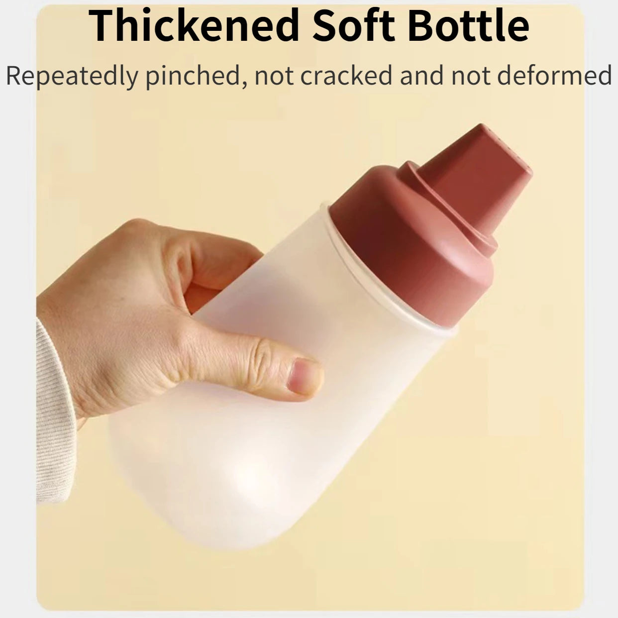 Porous Squeeze Sauce Bottle 350ML Tomato Honey Salad Dressing Container Kitchen Condiment Dispenser for Ketchup BBQ Sauces Oil