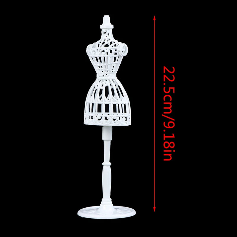1/6 Doll Mannequin Coat Hanger Dollhouse Doll Skirt Support Wedding Mannequin Stand Humanoid Model Toy Doll Gown Display Form
