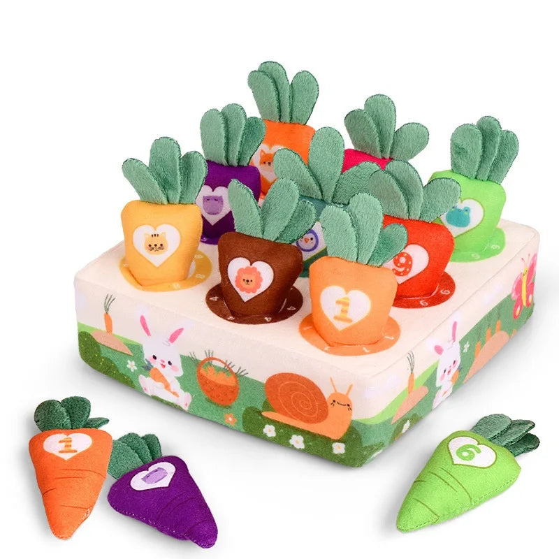 6PCS Cloth Building Blocks Baby Infant Soft Plush Doll Kids Sensory Educational Toys for Children Building Cube Construction Set
