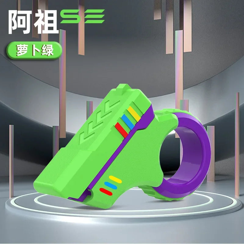 Rotary Finger Sliders Fidget Toy Office Pressure Relief Slider Ratchet Finger Fidget 3D Printed Fidegt Toys Fingertip Textured
