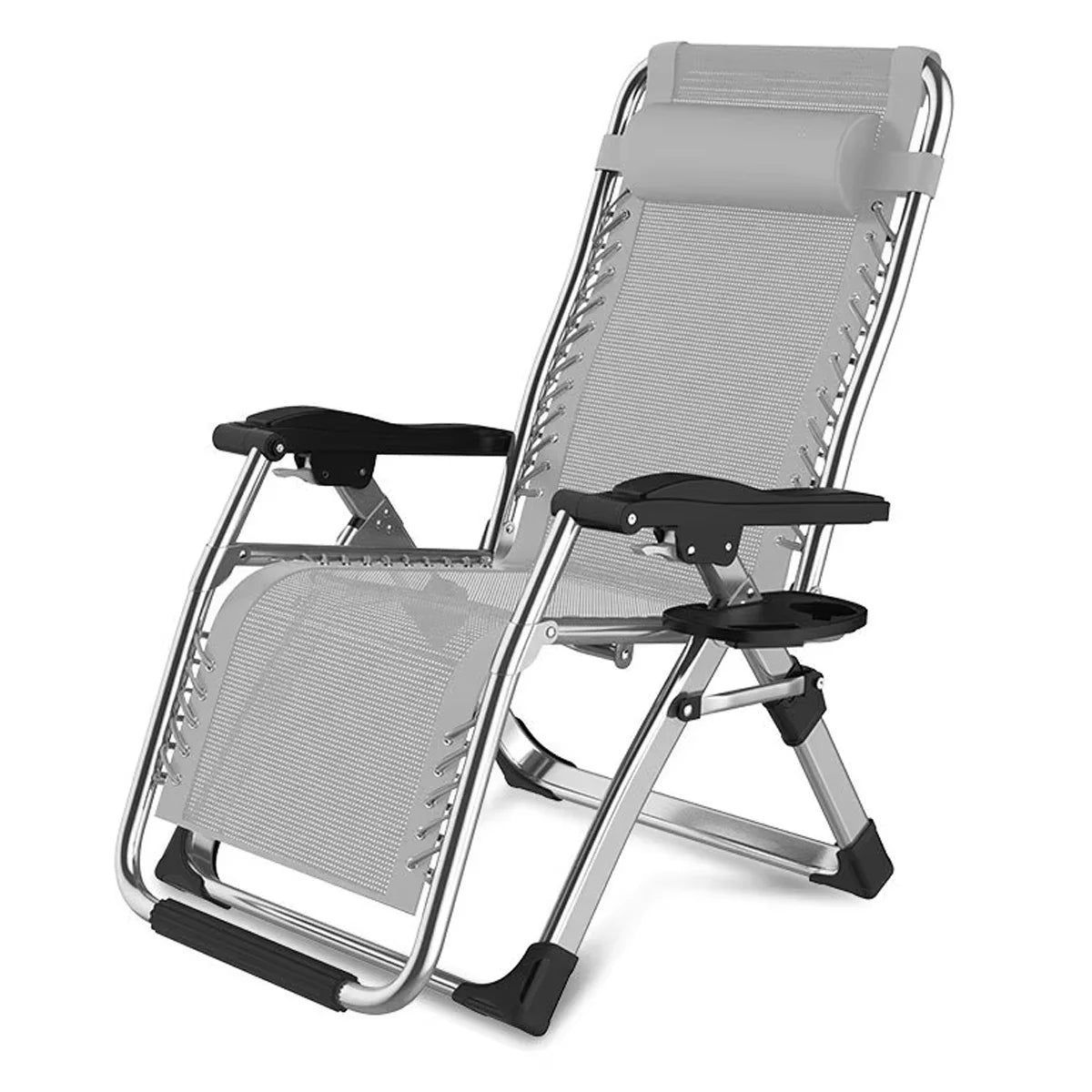 Zero Gravity Chair Reclining Sun Lounger Outdoor Garden Folding Adjustable