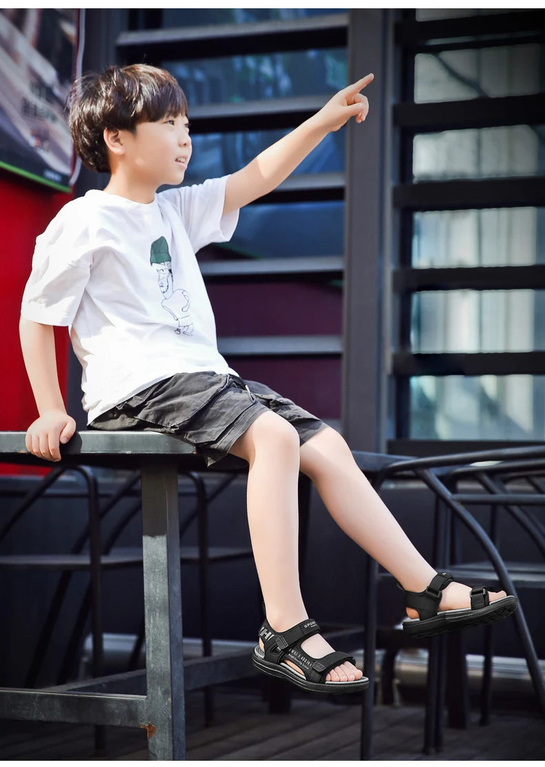 Hot Sale Summer Children Sandals Fashion Sneakers Boy Girls Outdoor Beach Shoes Kids Non-Slip Footwear Sandals