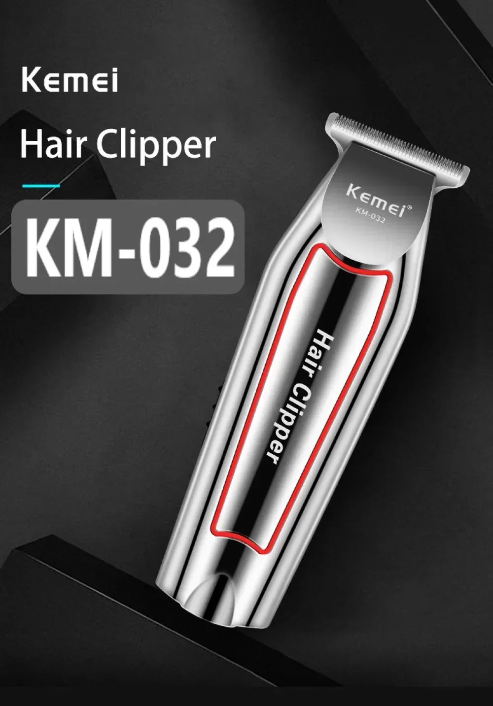 Kemei Hair Clipper Kit Men's Electric Shaver Hair Trimmer Machine Professional Hair Cutting Machine Km-2299 Km-032 Km-2024