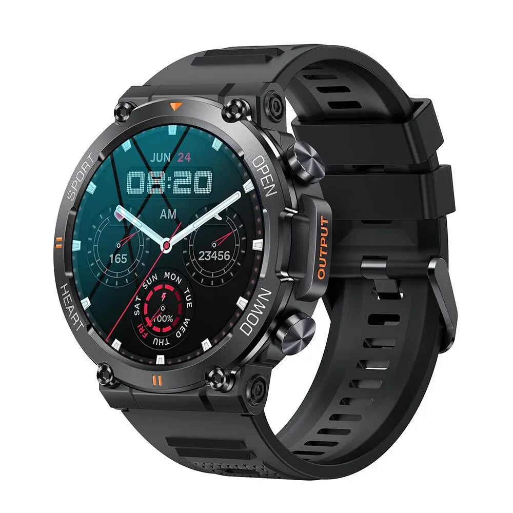 MEVADEN 1.39 inch HD Bluetooth Call Smart Watch Men Sports Fitness Tracker Heart Monitor 400mAh Smartwatch For Android IOS MD56