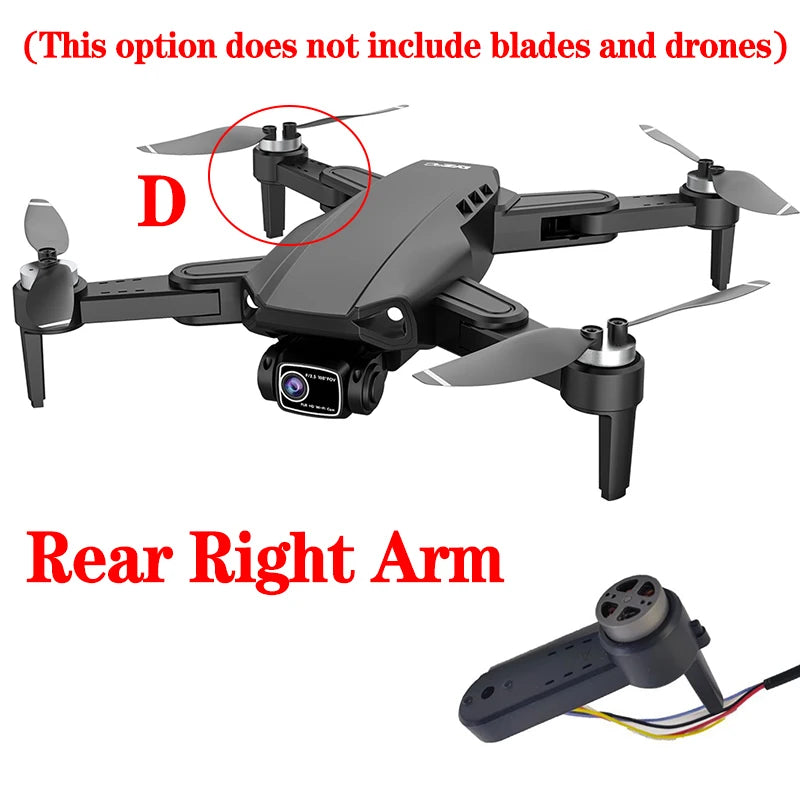 L900 Pro SE Mini Drone Original Propellers Spare Part for L900pro se Paddles Drone Arm Replacement Accessories