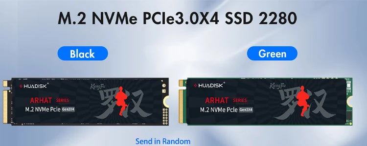 HUADISK M2 SSD NVMe 128GB 256GB 512GB 1TB 2TB SSD M.2 2280 PCIe 3.0 TLC Chip SSD Internal Solid State Disk for Laptop Desktop PC
