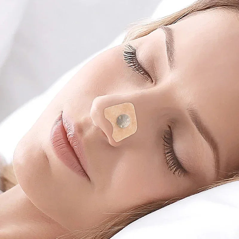 30/90/180/300Pcs Nose Breathing Patches Magnetic Suction Iron Nasal Strips Increase Air Improve Sleeping Reduce Snoring Tools