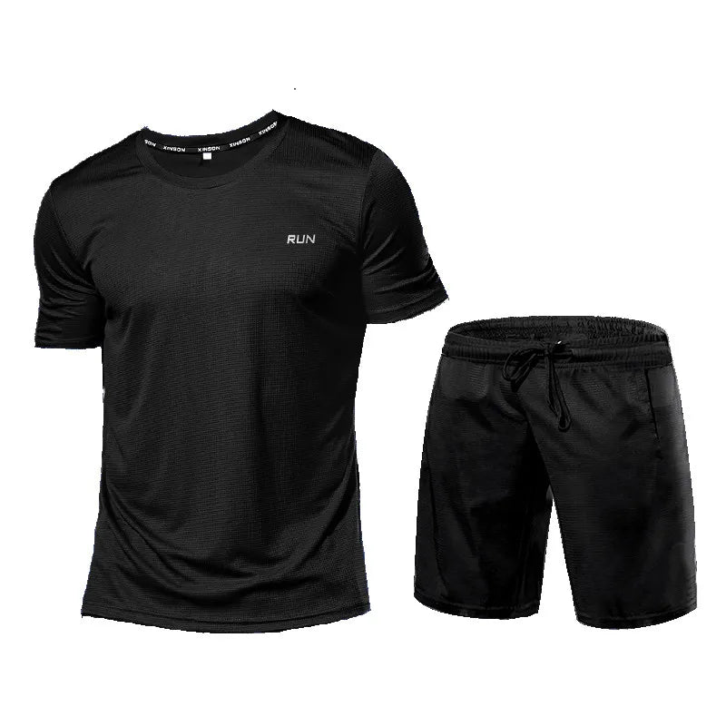 Men's Sportswear Tracksuit Gym Compression Clothing Fitness Running Set Athletic Wear T Shirts Ropa Deportiva Hombre Camisetas