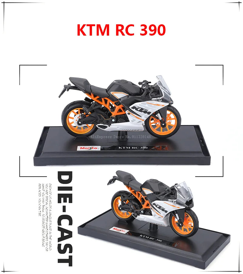 Maisto 1:18 kakawasaki NINJA H2R KTM RC 390 YZF-R1 Naked V4 S  YAMAHA MT-07 2018 motorcycle motorcycle Model collection gift toy