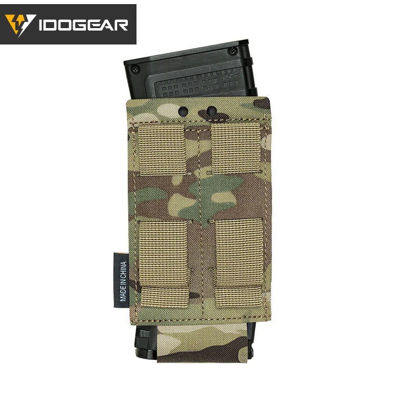 IDOGEAR Tactical Single LSR 556 Mag Pouch Mag Carrier MOLLE Pouch Laser Cut Tool Bags 35135