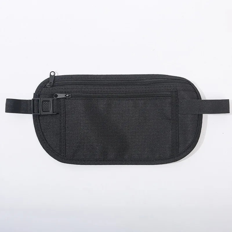 RFID Blocking Waterproof Sport Travel Phone Money Belt Bag Fanny Packs Men Women Hidden Wallet Passport Holder Bag Big Capacity