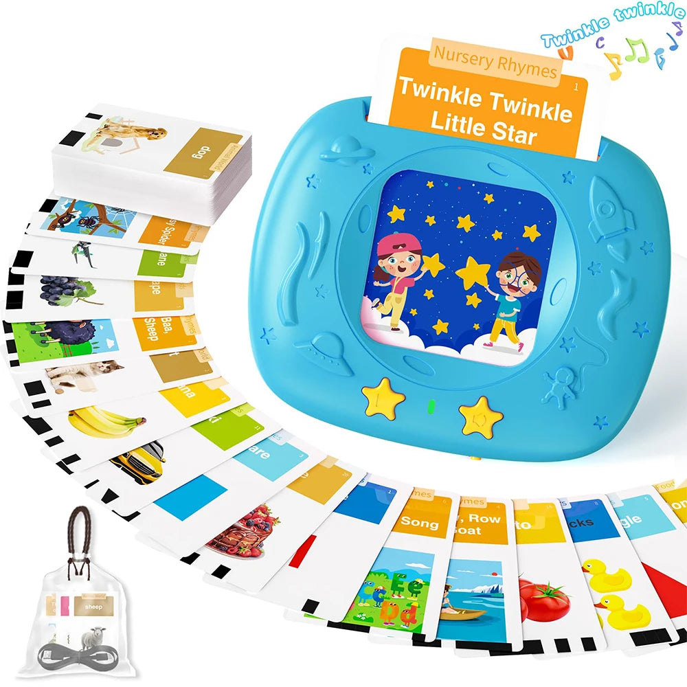 Toddlers Talking Flash Cards with 288 Sight Words Speech Therapy Toys Learning Educational Montessori Sensory kit Kids NEWYES