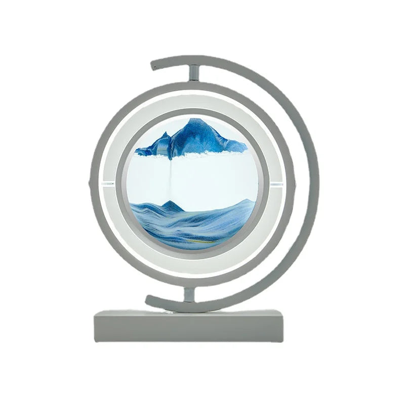 Customizable 2024 LED 3D hourglass Decoration SLBJ1820