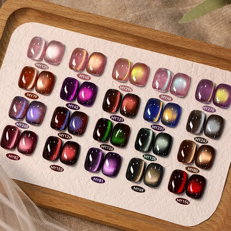 BORN PRETTY 10ml Brown Purple Black Red Cat Magnetic Gel Polish Manicure Soak Off UV Gel Nail Art Varnish Autunm Winter Nails