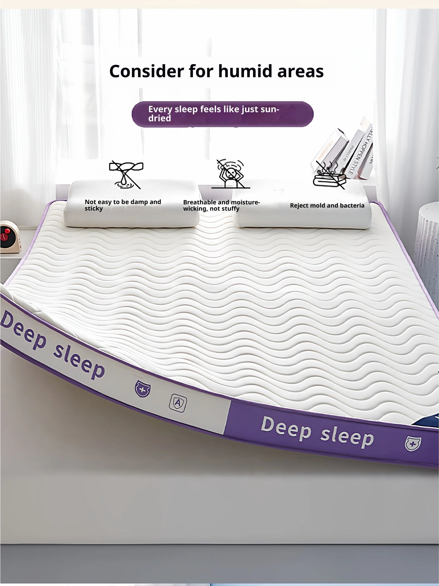 Filler latex non-full latex Foam Mattress King Queen Twin Cooling Gel Breathable Hypoallergenic Orthopedic Pressure