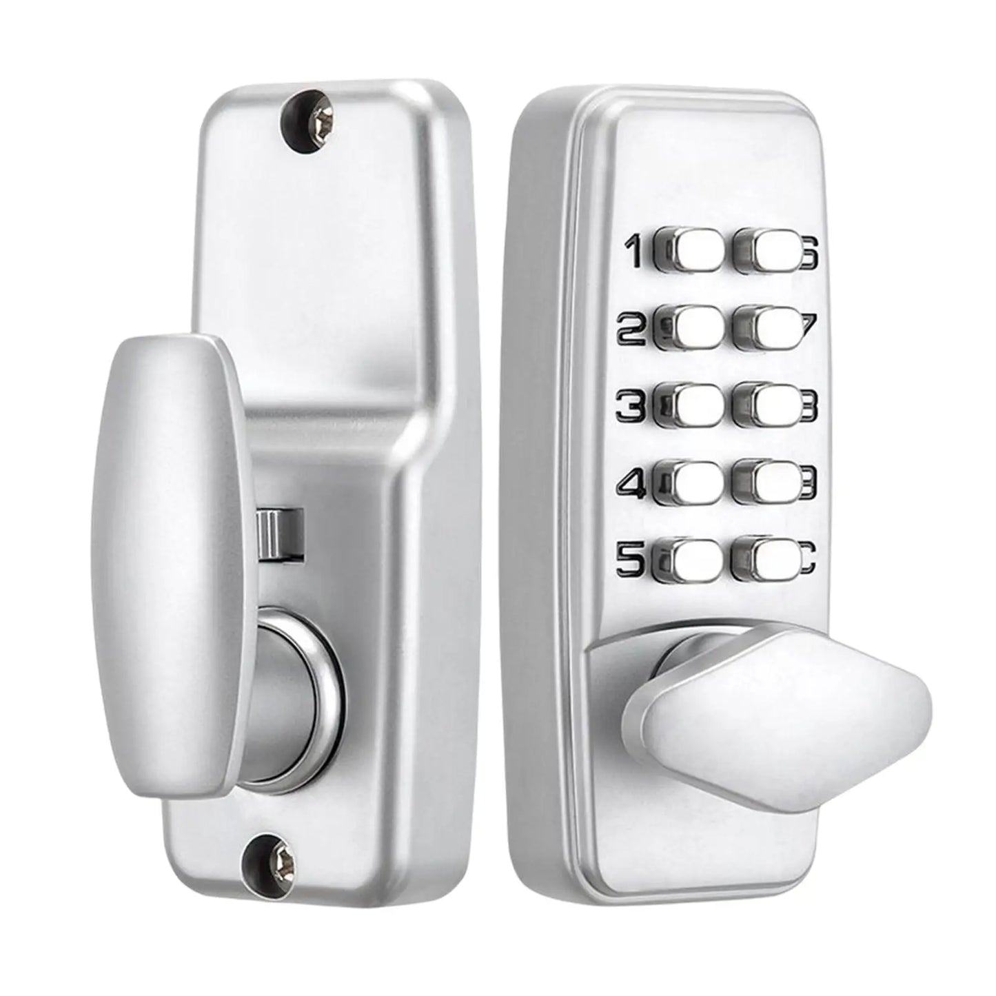 Mechanical Door Lock Latch Door Lock Password with Keypad Push Button Digital Access Lock Office Garage