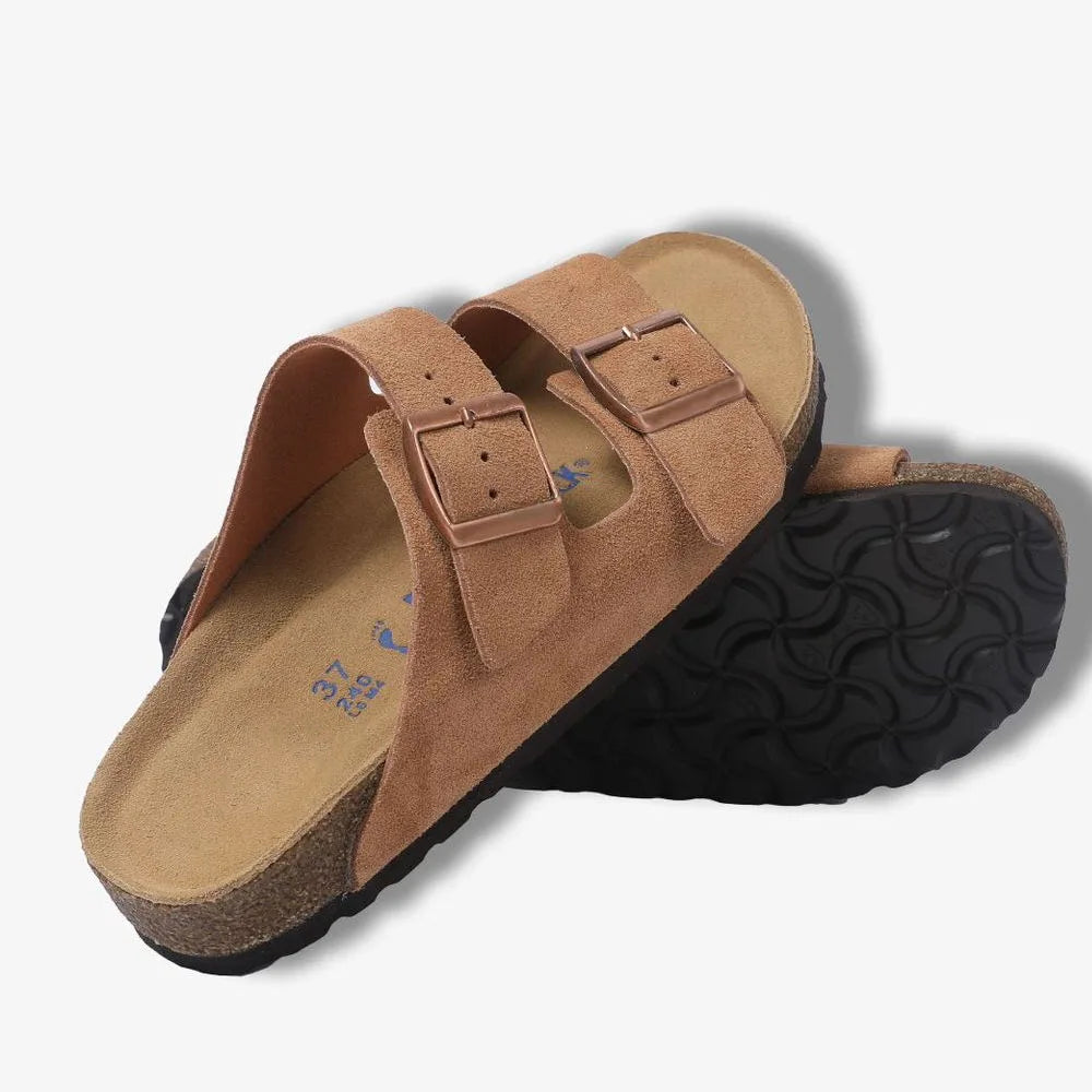 Fashionable modern men's and women's sandals are comfortable and versatile for summer, beach, and outdoor use