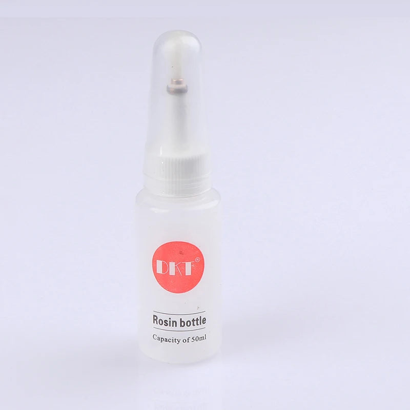 50ml Plastic Clear Liquid Alcohol Bottle Rosin Solder Flux Paste Bottle Dropper With Brush For Welding Repair Tools