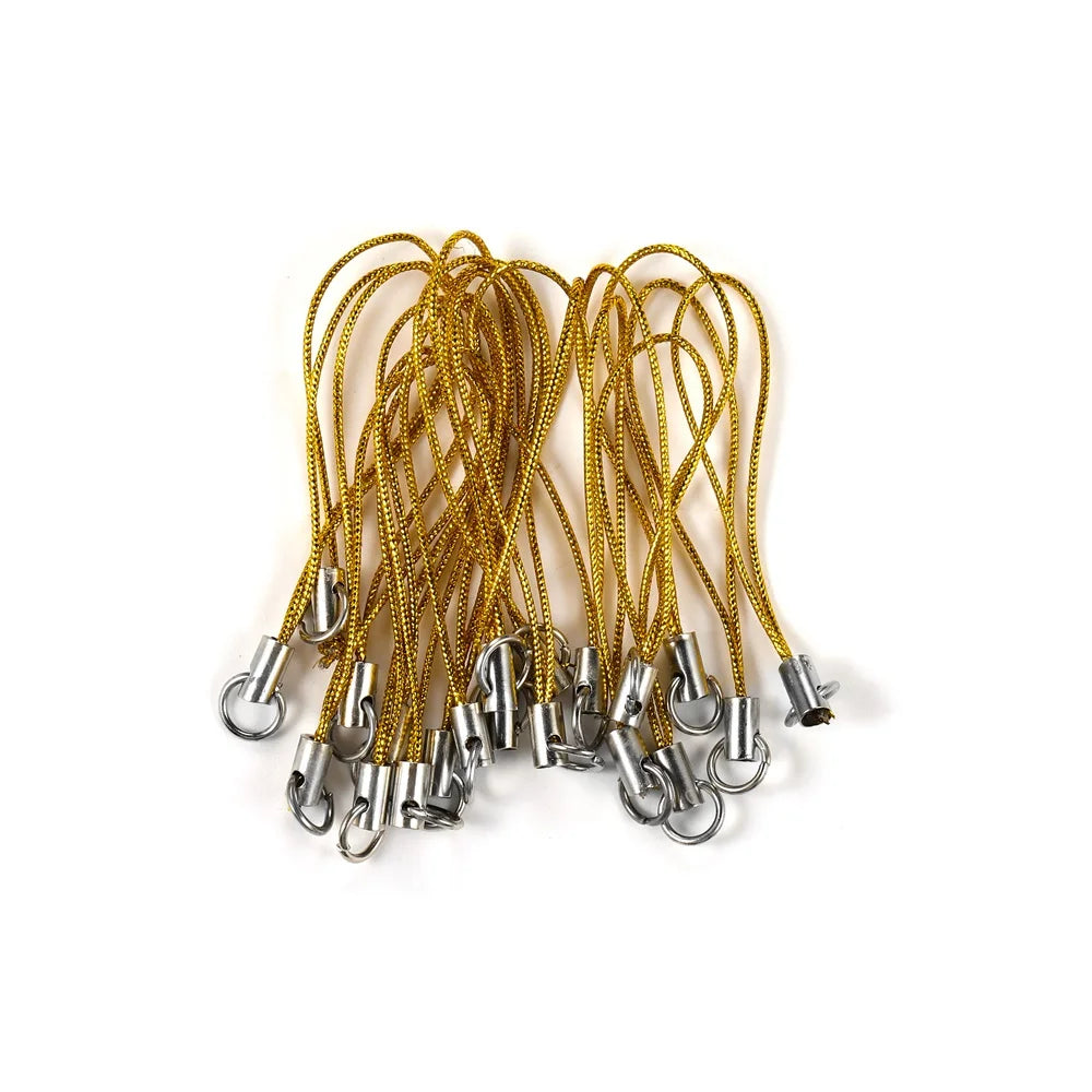20/50/100Pcs Lanyard Lariat Strap Cords Lobster Clasp Rope Keychain Hooks Mobile Set Charms Keyring Pendant Key Ring Accessories