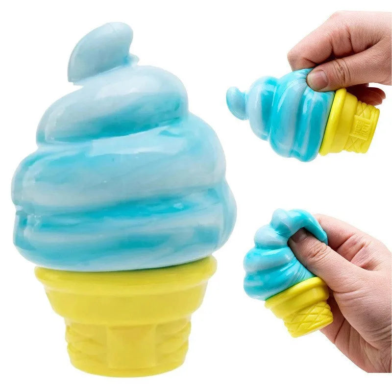 NeeDoh Jellyfish & Cube Squish Stress Relief Sensory Toy, Soft Gel Squeeze Toy for Kids and Adults